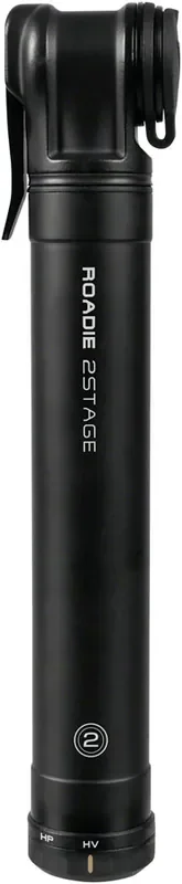 Topeak Roadie Mini Pump – 2Stage 160psi Black
