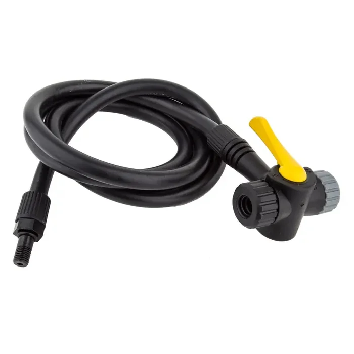 Topeak TwinHead Schrader/Presta Valve Adaptor 38″ Hose Retrofits Most Pumps