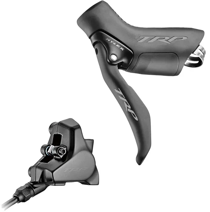 TRP Hylex Disc Brake Lever – Left Hydraulic 2-Piston 1900mm Hose Flat Mount BLK