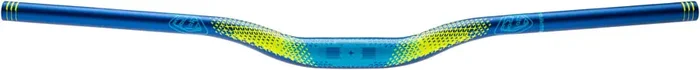 Truvativ Descendant CoLab Troy Lee Designs Riser Bar – 35mm clamp 760mm width 25mm rise Starburst Cyan/Blue