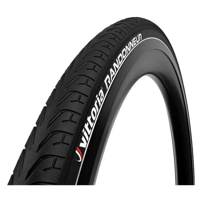 Vittoria Randonneur Reflect Tire – 700 x 45 Clincher Wire Black
