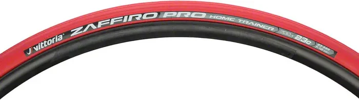 Vittoria Zaffiro Pro Home Trainer Tire – 700 x 23 Folding Clincher Red