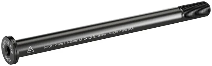 Wheels Manufacturing Rear Thru Axle – M12 x 1 x 25 160mm