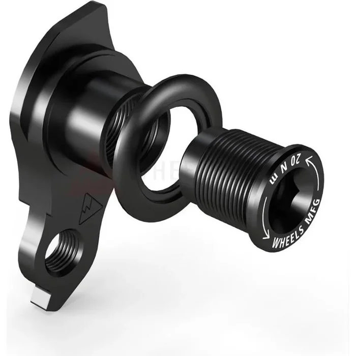 Wheels Manufacturing Universal Derailleur Hanger – 487 For Trek ABP MTB Frames designed to accept SRAM UDH Black