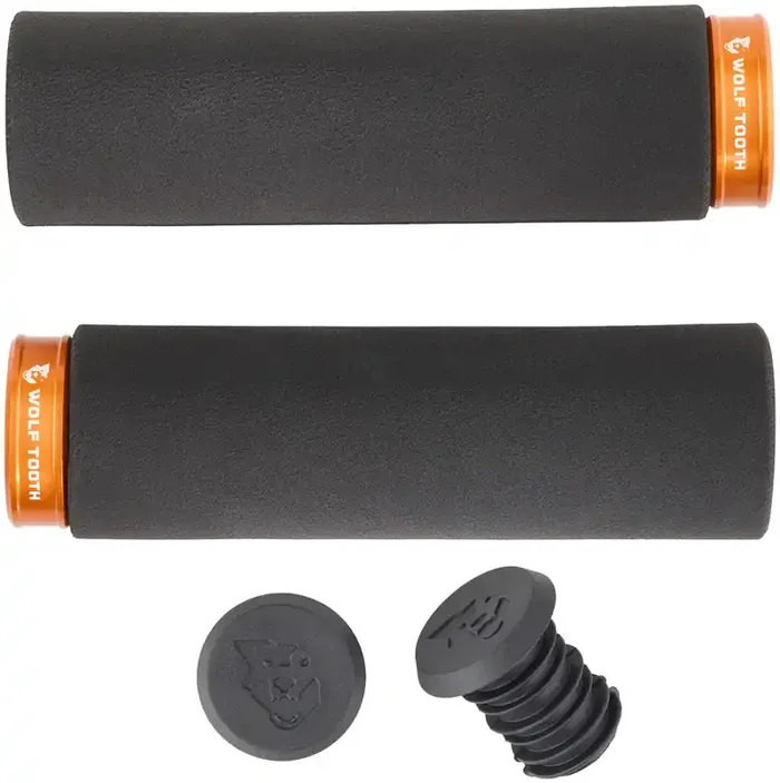 Wolf Tooth Fat Paw Lock-on Grips – Black/Orange