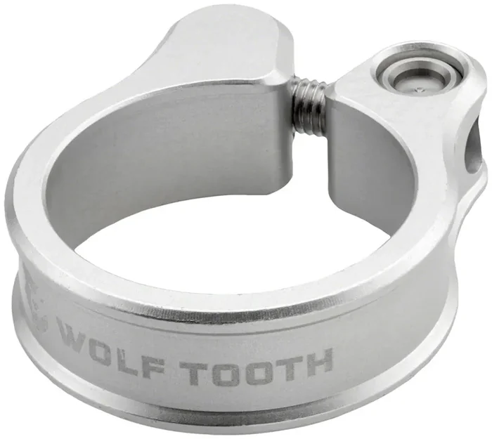 Wolf Tooth Seatpost Clamp – 36.4mm Raw Silver