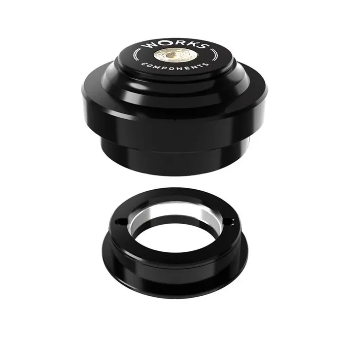 Works Components 1.0 EC44-ZS44 Angleset-1 1/8″ Angle Headset 1.0° 100-109mm EC44/28.6 ZS44/30 ZS External threadless Complete Black