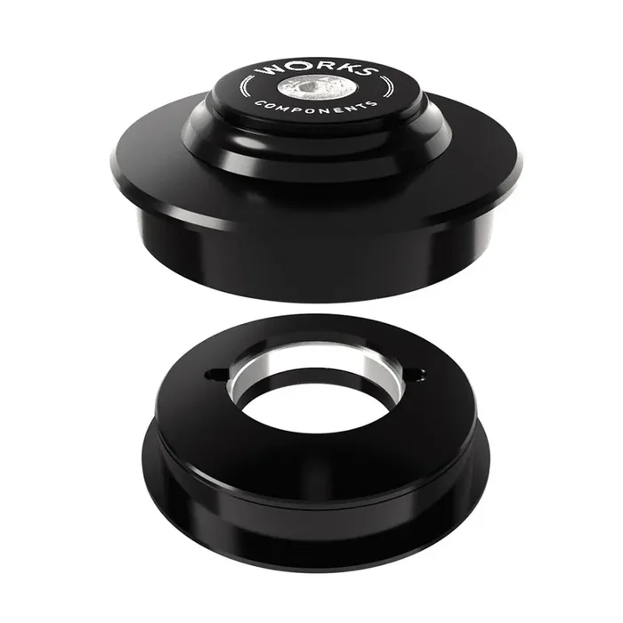 Works Components 2.0deg ZS56-ZS56 Angleset Angle Headset 2.0° 110-119mm ZS56/28.6 ZS56/40 ZeroStack Complete Black