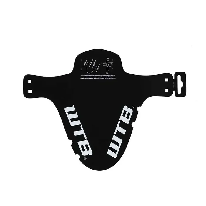 WTB Logo MTB Mud Guard Fork Mount Black